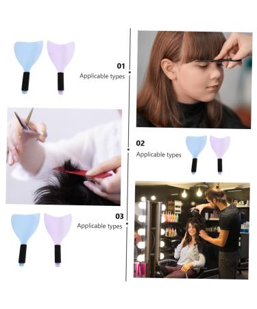 MERRYHAPY 2Pcs Handheld Face Baffles for Hair Cutting Hair Spray Protector Salon Supplies for Home and Barber Shop Essential Hairdressing Tools - Buy Online on GoSupps.com