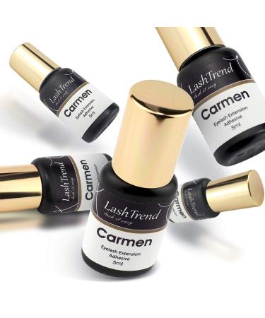 Lash trend eyelash adhesives - Carmen 5 ml (black) drying time: 0.5 seconds binding strength: 6 to 8 weeks |Extension Glue |Eyelash extension