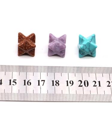 1-40PC 13mm Merkaba Star Natural Stone Crystal for DIY Jewelry Gem Decoration Wholesale (Color : Mix Random Stones Size : 10 pcs) 10 pcs Mix Random Stones - Buy Online on GoSupps.com