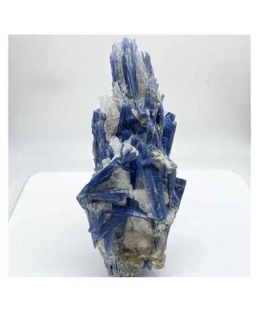Natural Crystal Rough 1PC 150G-330G Natural Raw Cyanite Quartz Crystal Cluster Blue kyanite Rough Stone for Decoration Stone Mineral Specimen 1pc 215g-235g
