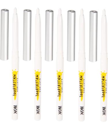 Healeved 25 Pcs White Lying Silkworm Pen Eye Shadow Makeup Cosmetics White Eyeliner Makeup Eyeliner Abs - Buy Online on GoSupps.com