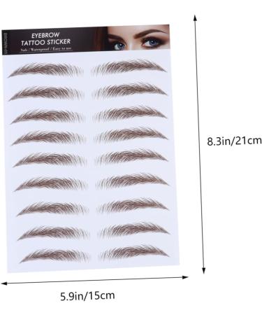 NOLITOY 4pcs Hair Transfer Women Eyebrow Shaping Imitation D for Grooming Shaper Authentic Water Eyebrows - Buy Online on GoSupps.com