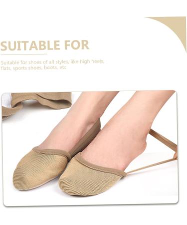 Healvian 4 Pairs Half Palm Toe Sleeve & Insoles for Ladies & Men's Pumps - Ballet Toe Pads & Sweat-Absorbing Socks - Buy Online on GoSupps.com