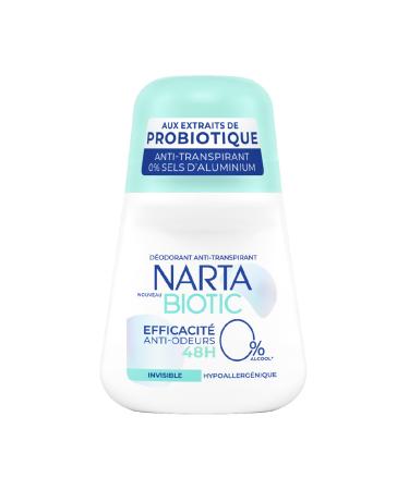 Narta Biotic Invisible Roll-on Deodorant 50 ml
