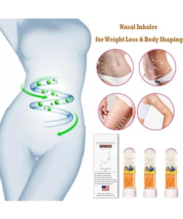 ExqST Aromatherapy Nose Inhaler for Weight Loss & Body Shape - 5 Pack Essential Oil Inhalators for Lymphatic Support - Buy Online on GoSupps.com