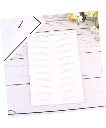 Balacoo 2 Pairs Waterproof Makeup Water-based Eye Brow Stickers Eyebrow Stickers 3d Water Proof Makeup Tools - Buy Online on GoSupps.com