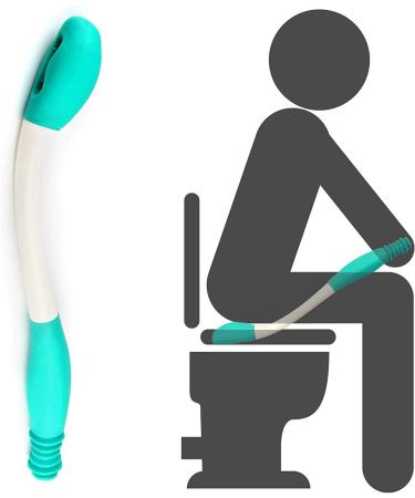 LHKJ Toilet Bottom Wiper Long Reach Comfort Extends Reach Over 15 cm Grips Aids Tools - Buy Online on GoSupps.com