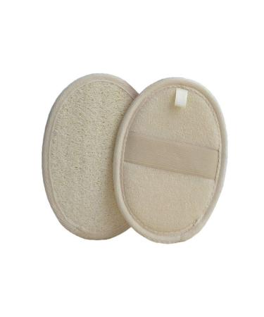 AKOAK 4 Pcs Natural Loofah Bath Towel Set - Exfoliating and Eco-Friendly Sponge Mats - Buy Online on GoSupps.com
