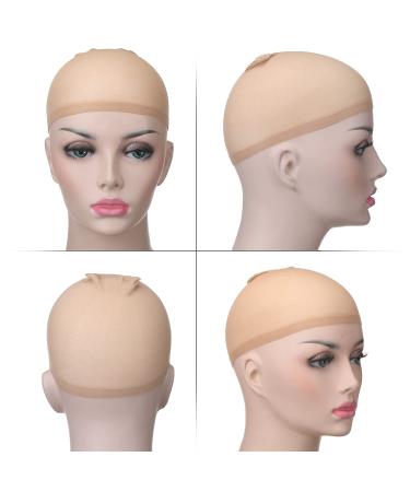 12PCS Beige Nylon Mesh Wig Cap Net by Akstore - Natural Wig Caps - Buy Online on GoSupps.com