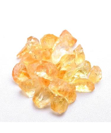 Natural Crystal Rough 20/50G Natural Raw Yellow Citrine Quartz Crystal Rough Stone Specimen Crystal Love Natural Stones and Minerals Fish Tank Gift Ornaments (Color : Citrine Size : 50g) 50g Citrine
