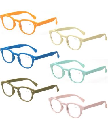 Kerecsen 6 Pack Reading Glasses - Quality Spring Hinge Readers 1.75x Mix Color - Best Value for International Shipping - Buy Online on GoSupps.com