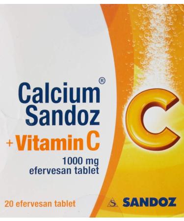 Sandoz Ca-C 1000 Effervescent Tablets - 20 Tablets - Buy Online on GoSupps.com
