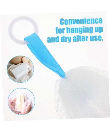 SOESFOUFU 4pcs Foaming Net Foaming Bags Soap Exfoliating Bag Face Foam Nets Bag Soap Sack Saver Pe - Buy Online on GoSupps.com