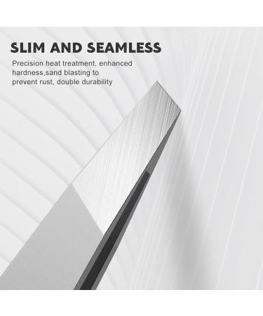 Stainless Steel Precision Eyebrow Tweezers Flat Tweezers for Eyebrows for Women-for Facial Hair and Ingrown Hair Removal Beauty Tools - Buy Online on GoSupps.com