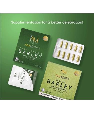 Barley Grass Powder Juice Drink - IAM Worldwide Amazing Pure Organic Barley Powdered Juice Drink (1 Box) - Buy Online on GoSupps.com