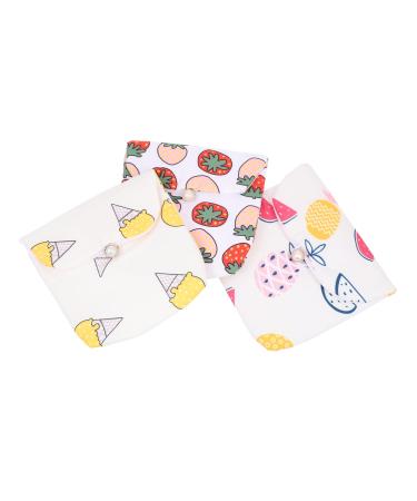 Healeved 3st storage bag for women's bandages sweet coin bag bag for menstrual pillows collect bags wallet for women's bandages travel organizers.