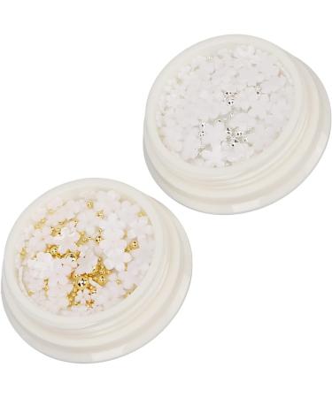 3D Flower Nail Charms Nail Glitter Charm Rhinestones Ornaments Nail Art Decorations Glitter Accessories for DIY Craft Nail Art Design Manicure Decor - Buy Online on GoSupps.com