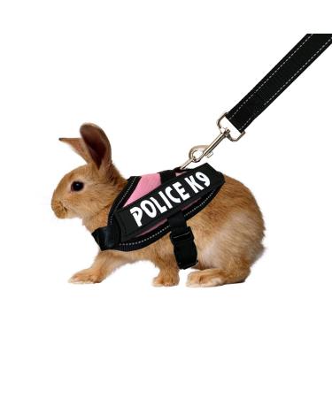 Vehomy Rabbit Harness with Leash for Rabbits Rabbits Cats Small Animals Pink Pink Rabbit Harness.