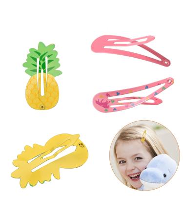 100 Non-Slip Snap Hair Clips - Sweet Color Metal Hair Accessories for Girls & Women - Buy Online on GoSupps.com