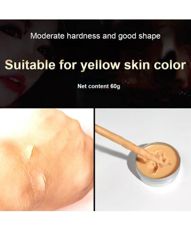 Wound Modeling Makeup Wax - Special Effects Halloween Scarring Material 74g | Realistic Fake Wounds for Body Art - Buy Online on GoSupps.com
