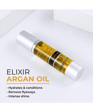 DAMANCI Argan Oil Hair Spray 1.7oz - Nourishing & Moisturizing Formula for Frizz Control - Non-Greasy with Certified Organic Argan Oil - No Oily Residue | 1 Pack - Buy Online on GoSupps.com