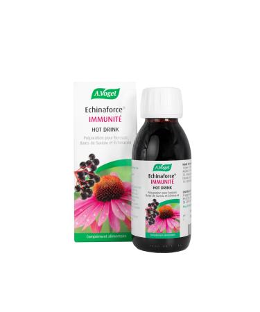 A.VOGEL - Echinaforce® Hot drink -Organic Echinacea and Elderberry Hot Drink Preparation - Supports the immune system - Bottle 100 ml - Swiss Laboratory.