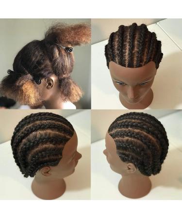 100% Human Hair Afro Manikin Head for Cosmetology Practice | Curly African American Mannequin Head with Free Clamp Stand - Buy Online on GoSupps.com