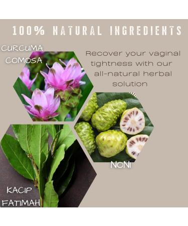 KUR Live Simply Yoni Queen Natural Vaginal Tightening Pills - 3 Months Supply - 90 Veggie Capsules - Buy Online on GoSupps.com