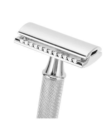 Safety Razor for Men - Zinc Alloy Double Edge Portable Shaver & Holder | International Shipping - Buy Online on GoSupps.com