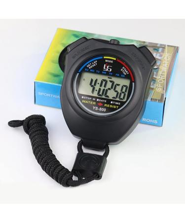 Jaimela Digital Sport Stopwatch Timer | Handheld Chronograph for Football Basketball Running & Fitness - Buy Online on GoSupps.com