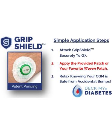 Dexcom G7 GripShield - Flexible Reusable CGM Armor for Accidental Bump Protection (Aqua) | International Shipping Available - Buy Online on GoSupps.com