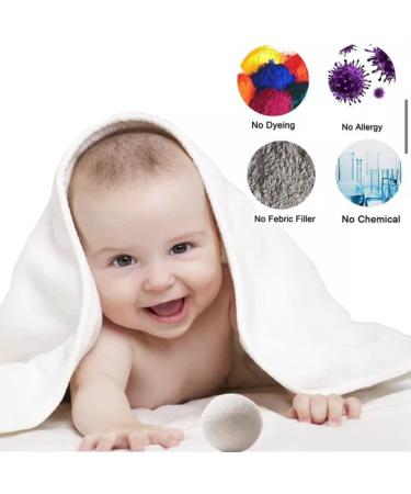 100% Natural Wool Dryer Balls for Eco-Friendly Fabric Softening - Buy Online on GoSupps.com