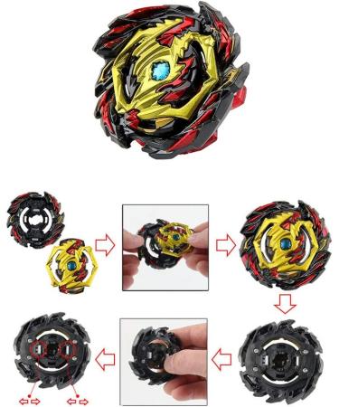 Baybledas 4D Fusion Model Metal Masters Speed Spinning Top | Battle Launcher Toy for Kids Teens & Adults - B-145 - Buy Online on GoSupps.com
