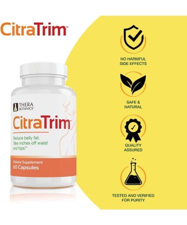 Thera Botanics CitraTrim Weight Loss Supplement - 60 Capsules - Buy Online on GoSupps.com