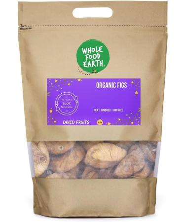 Wholefood Earth Organic Dried Figs 2 kg | Raw | Sundried | GMO Free | Vegan | High Fibre | Certified Organic & Pitted Prunes 70/80 1kg | GMO Free | Natural | Vegan | High Fibre - Buy Online on GoSupps.com