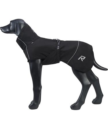 Rukka Pets HAYTON ECO Raincoat for Dogs - Black Size 45 | Sustainable Pet Apparel for All Weather - Buy Online on GoSupps.com