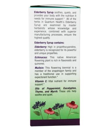 Quantum Elderberry-C Syrup | Immune Support & Antioxidant Boost - Buy Online on GoSupps.com