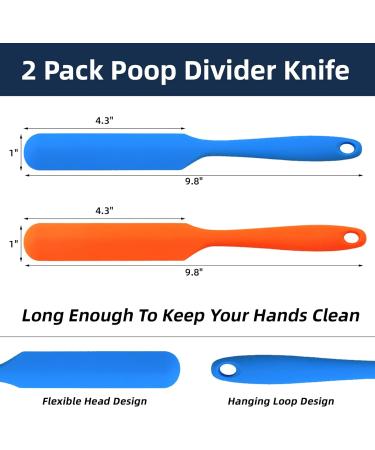 Artreeiger 2 Pack Silicone Poop Knife Set - Funny Gag Gifts for White Elephant & Prank Parties - Buy Online on GoSupps.com