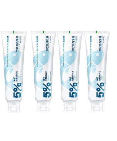 Amino Acid White Toothpaste Enamel Toothpaste For Sensitive Teeth Whitening Oral Care Toothpaste Deep Clean Teeth Whitening Toothpaste Teeth Stain Removal Gel ( Color : 5%Hydroxyapatite (double bright