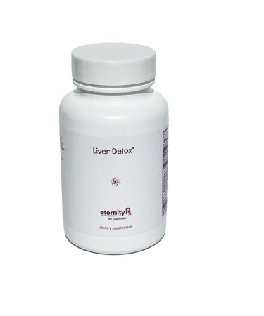 Liver Detox with DIM Milk Thistle NAC Turmeric Choline & Amino Acids 60 Capsules 2-Phase Detox Support Estrogen & Toxin Cleanse Fat Metabolism Antioxidants by Eternity Medicine