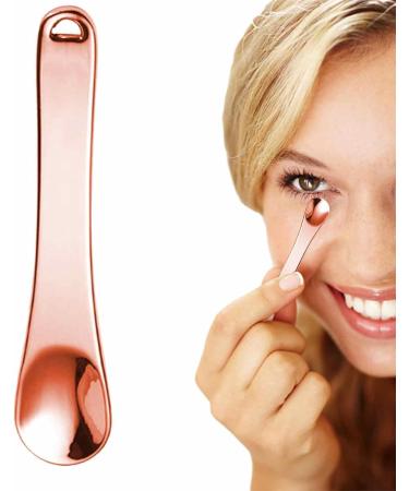 Metal Makeup Spatula Eye Cream Spatula Facial Massage Spatula Sticks | Stainless Steel Makeup Spatula Cosmetic Mixing Spatula Makeup Palette Spatula Metal Makeup Scoop Cosmetic Spatula Tool Rose Gold - Buy Online on GoSupps.com