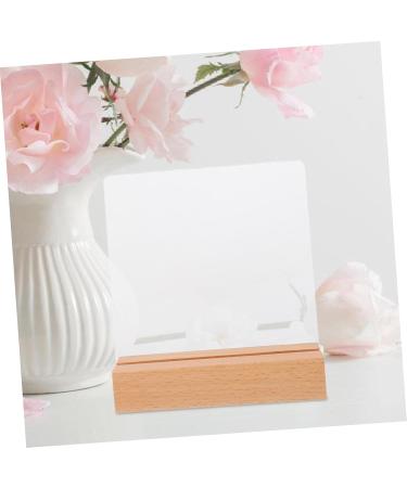 HOMSFOU Nail Display Board False Nail Tips Holder Clear Wedding Signs Nail Art Tips Holders Reserved Sign Fake Nail Holder Trumpet Stand False Nail Display Stand Sign Stand Acrylic Wood - Buy Online on GoSupps.com