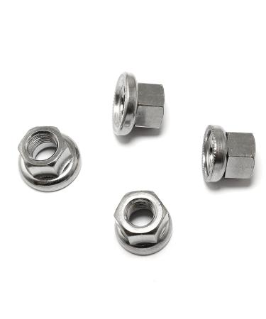 Bicycle Wheel Hub Axle Nuts Set | 4pcs Track Nut Bike Accessories | M10 Rear Axle + M9 Front Axle Nuts | 7075 Aluminum Alloy - Buy Online on GoSupps.com