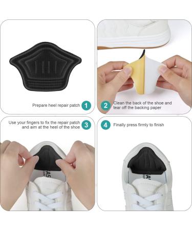 ACWOO 8pcs Heel Grips Shoe Pads Strong Adhesive Cushion Inserts for Men and Women - 10mm Thick Comfort Heel Cushion Pad - Anti Blister Shoe Liners - Buy Online on GoSupps.com