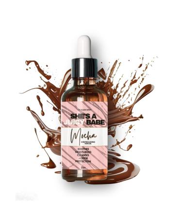 The Blush Spot - Mocha Yoni Oil for Women Natural Feminine Care for pH Balance Ingrown Hair Prevention & Moisturizing Sweet Scented Intimate Oil NO Flavor