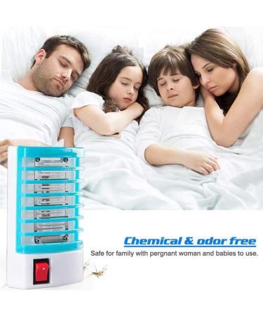 Indoor Bug Zapper Plug-in Mosquito Killer Trap - 2 Pack Electric Fly & Gnat Trap for Home - Mini Insect Killer Light for Flying Pests - A-blue - Buy Online on GoSupps.com