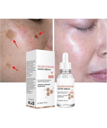 08 Glutathione Whitening Serum 30ml AntiAging Facial Serum Moisturizing Skin Brightening Serum Glutathione White Serum Face Dark Spots Remover Skin Lightening Serum - Buy Online on GoSupps.com