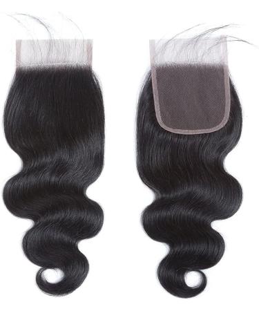 4x4 Closure Body Wave Human Hair Closure 4x4 Lace Closure Top Swiss Lace Closure 4x4 Body Wave Closure 100% Unprocessed Virgin Hair Lace Closure Brazilian Remy Hair 10 inch - Buy Online on GoSupps.com