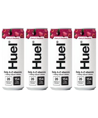 Huel Huel Cherry & Raspberry Daily Pack of 4 vitamins A-Z 330 ml