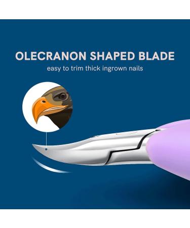 SVAASA Nail Clippers Nail Clipper Manicure Tools Professional Stainless Steel Podiatry Correction Toe Nails Ingrown Cuticle Nipper Trimmer - Buy Online on GoSupps.com